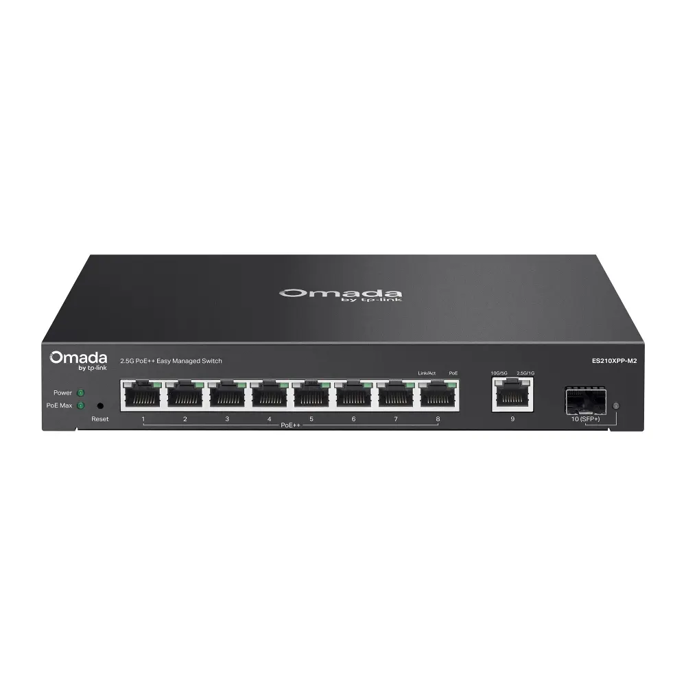 9Port 2.5Gbps Omada 8xPoE++ 1xSFP+ TP-Link