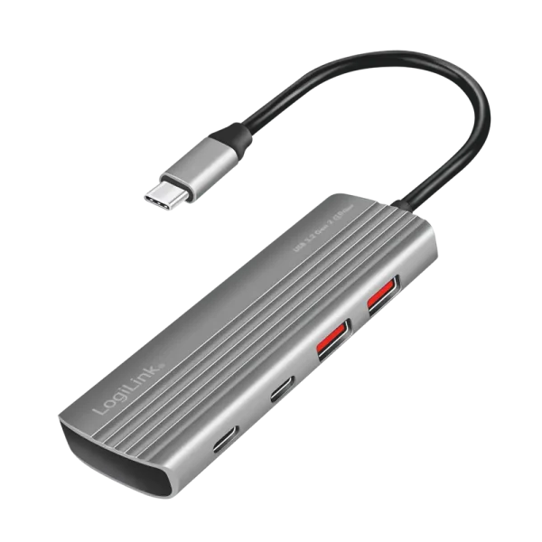LogiLink 4+1 Port, USB-C --> 2xUSB-C 3.2 + 2xUSB-A 3.2