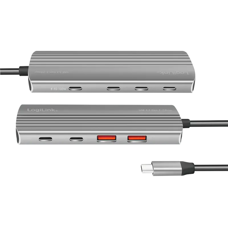 LogiLink 4+1 Port, USB-C --> 2xUSB-C 3.2 + 2xUSB-A 3.2 - Afbeelding 4
