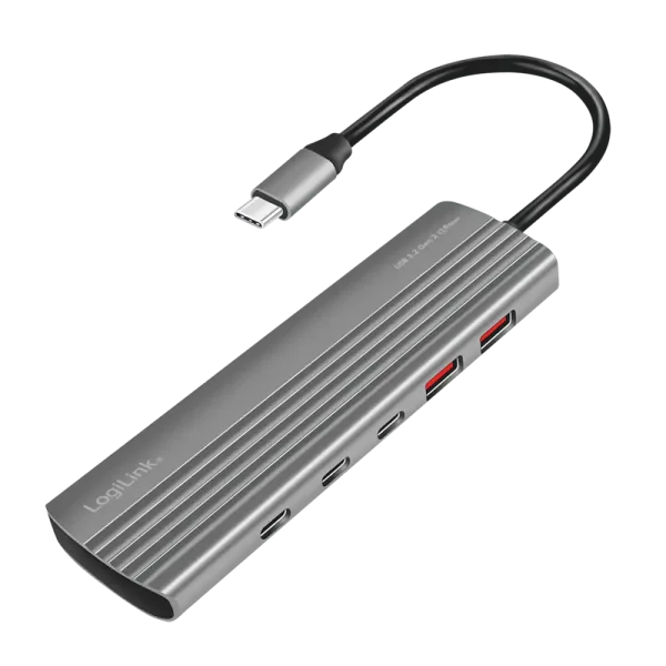 LogiLink 10+1 Port, USB-C --> 8xUSB-C 3.2 + 2xUSB-A 3.2