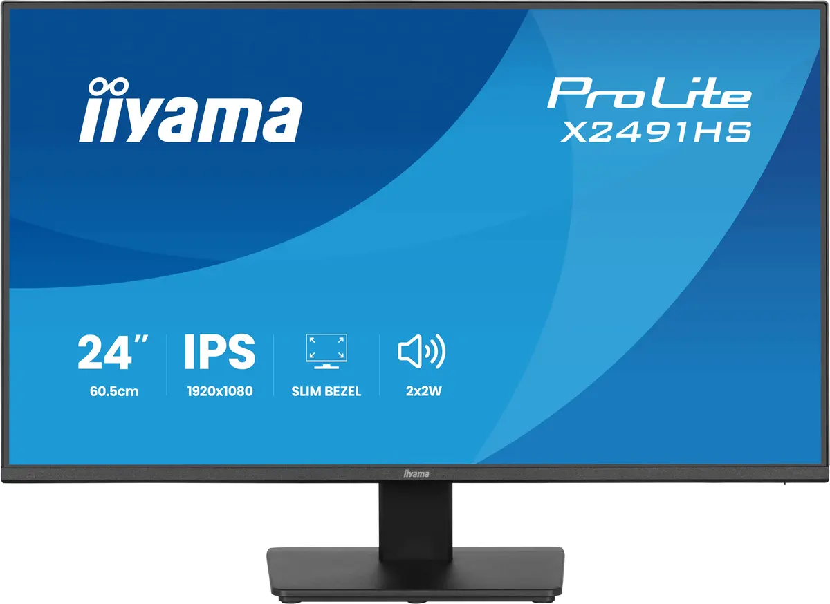 24" Iiyama ProLite X2491HS-B1 FHD/DP/HDMI/Speaker/IPS - Afbeelding 3