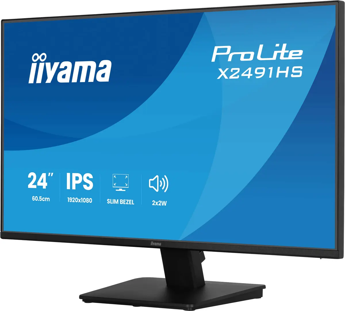 24" Iiyama ProLite X2491HS-B1 FHD/DP/HDMI/Speaker/IPS - Afbeelding 5