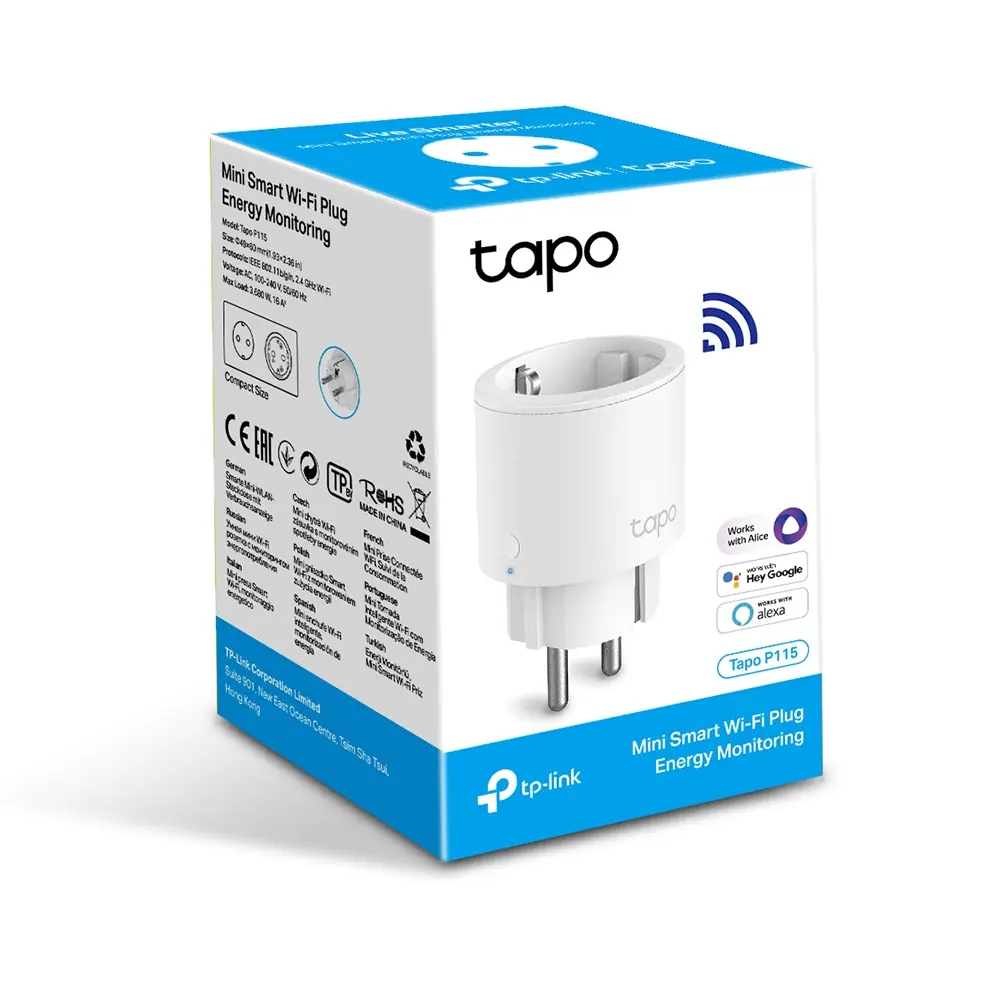 TP-Link Smart mini Wifi-stopcontact TAPO P115. - Afbeelding 2
