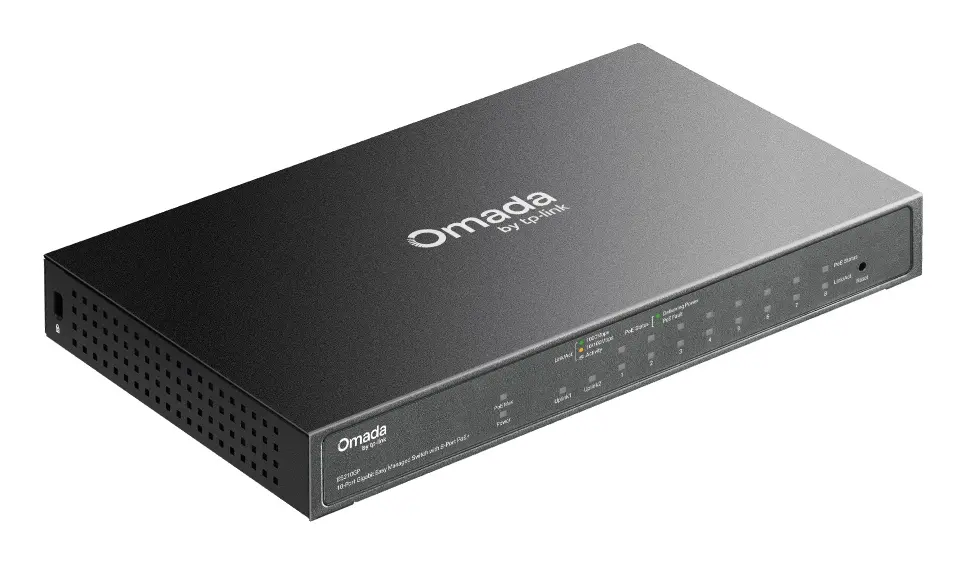 10Port 1Gbps Omada Easy 8xPoE+ 1xSFP/RJ45TP-Link. - Afbeelding 4