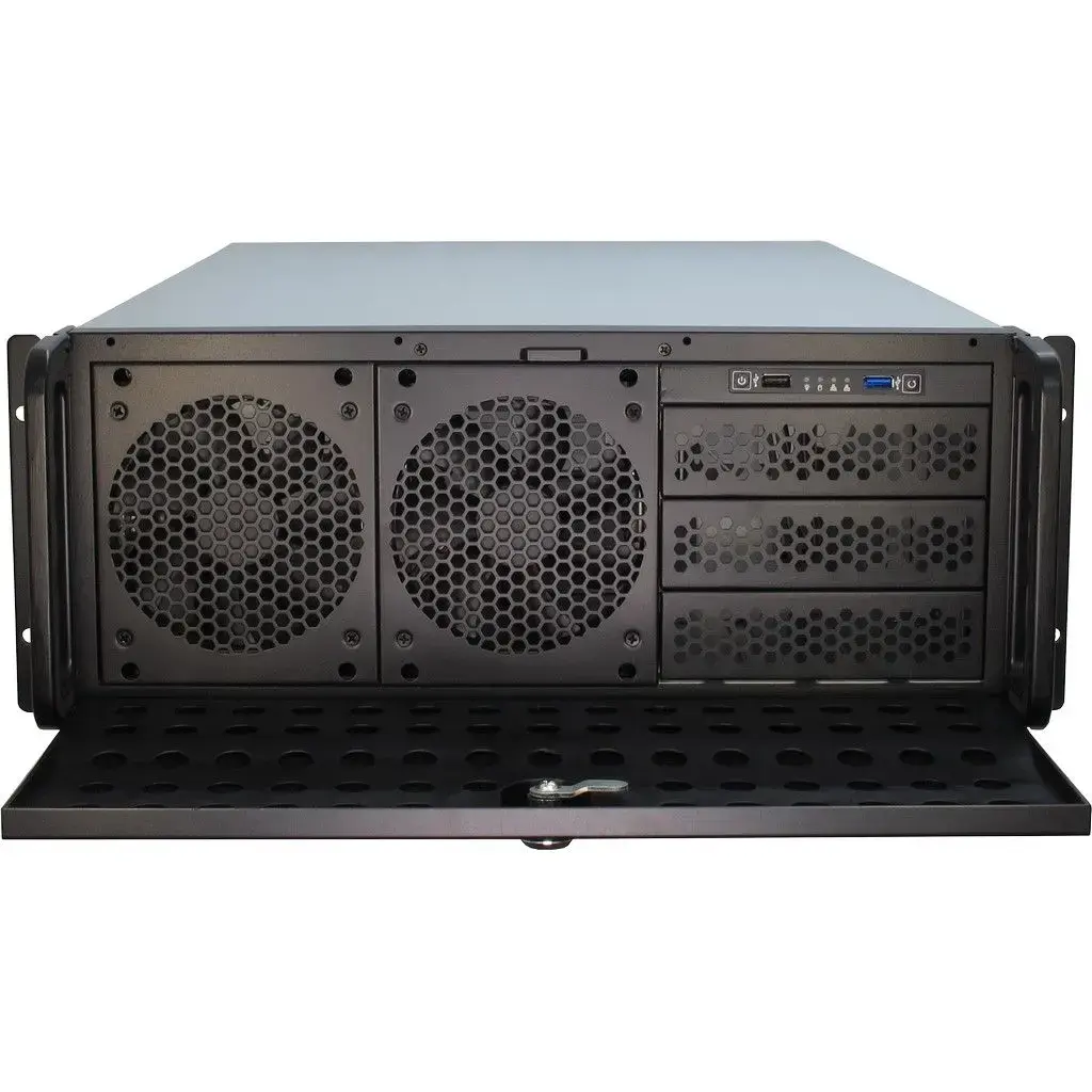 Inter-Tech 4U 4129L - USB3.2/Server Case/ATX - Afbeelding 4