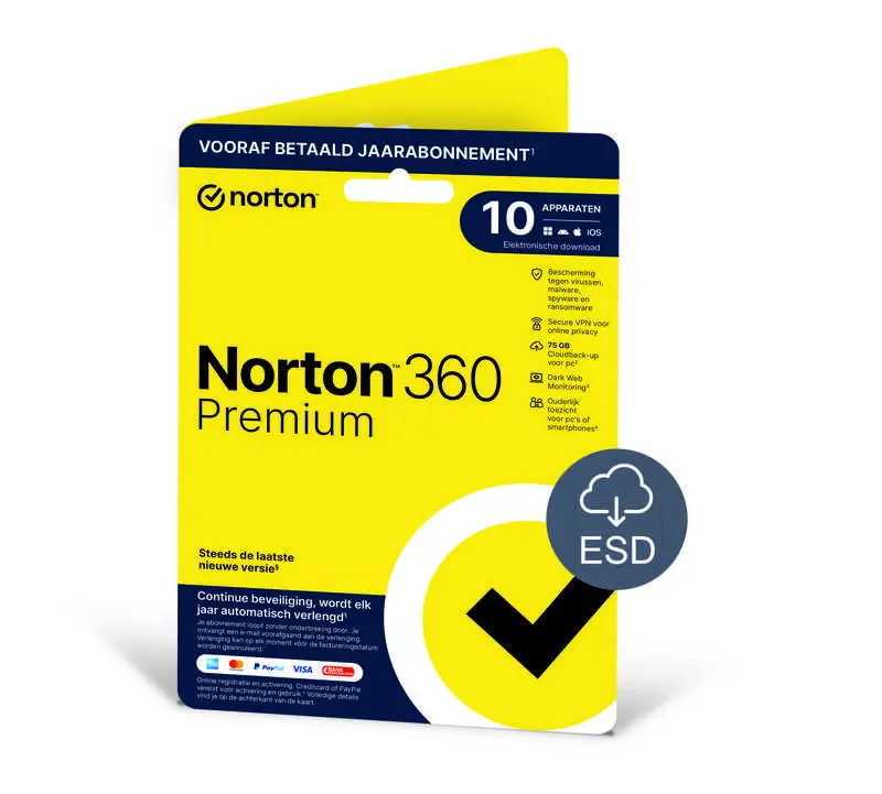 AV Norton Empowered ESD 360 PREMIUM 75GB-1U/10D/1J