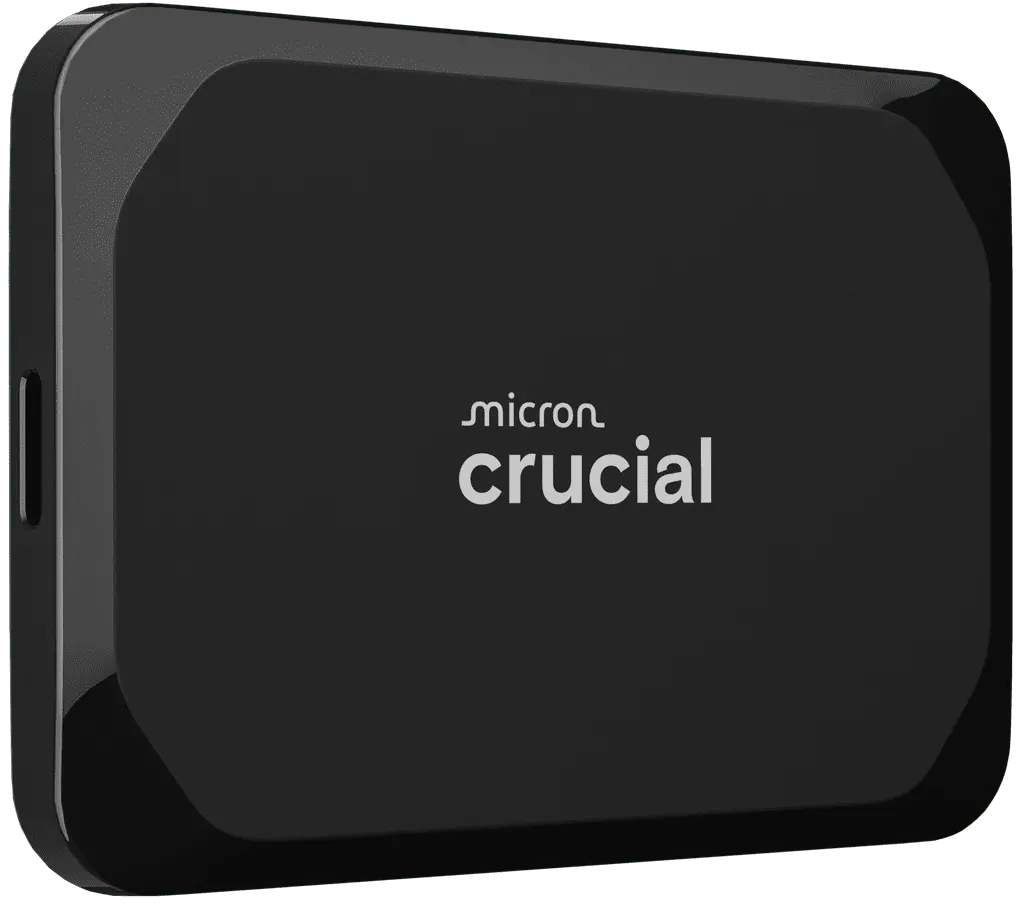 2TB Crucial X9 NVMe/Zwart/USB-C/1050 incl. Software