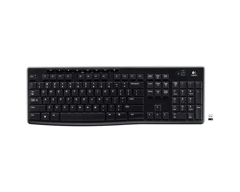 FR KB Logitech K270 Zwart Wireless Ret. (Franse layout)