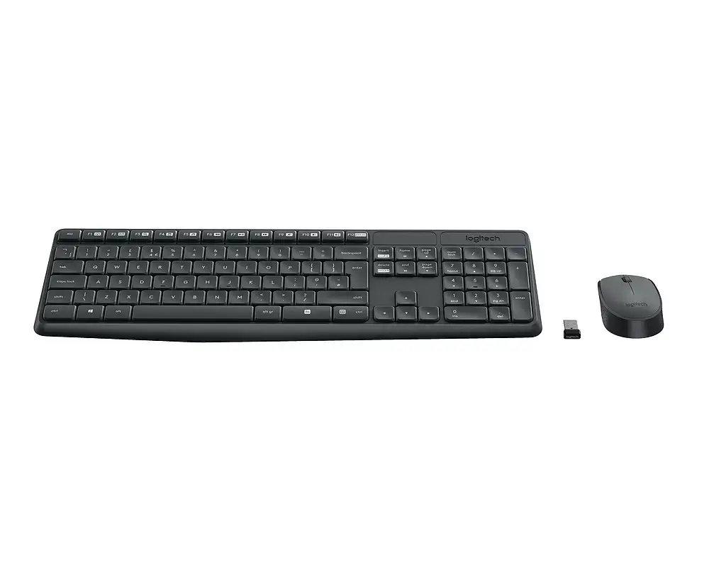 FR DT Logitech MK235 Grijs Wireless Ret (Franse layout) - Afbeelding 2