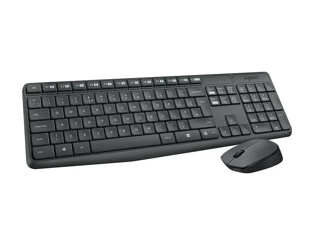 FR DT Logitech MK235 Grijs Wireless Ret (Franse layout) - Afbeelding 3
