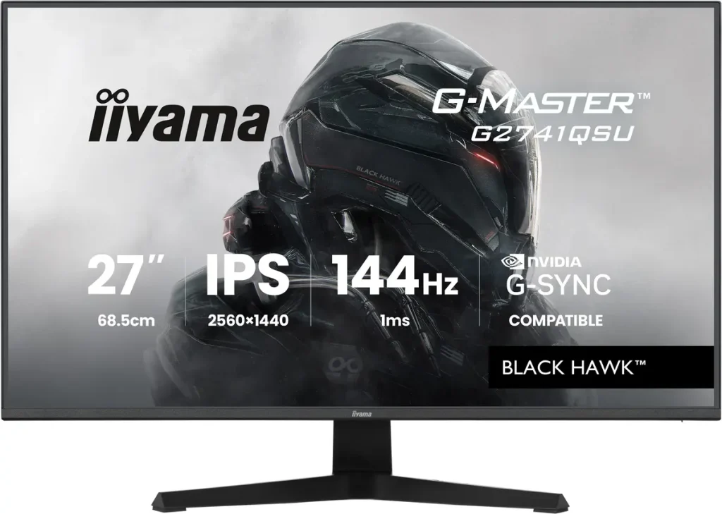 27" Iiyama G-Master G2741QSU-B1 QHD/DP/HDMI/144Hz/IPS