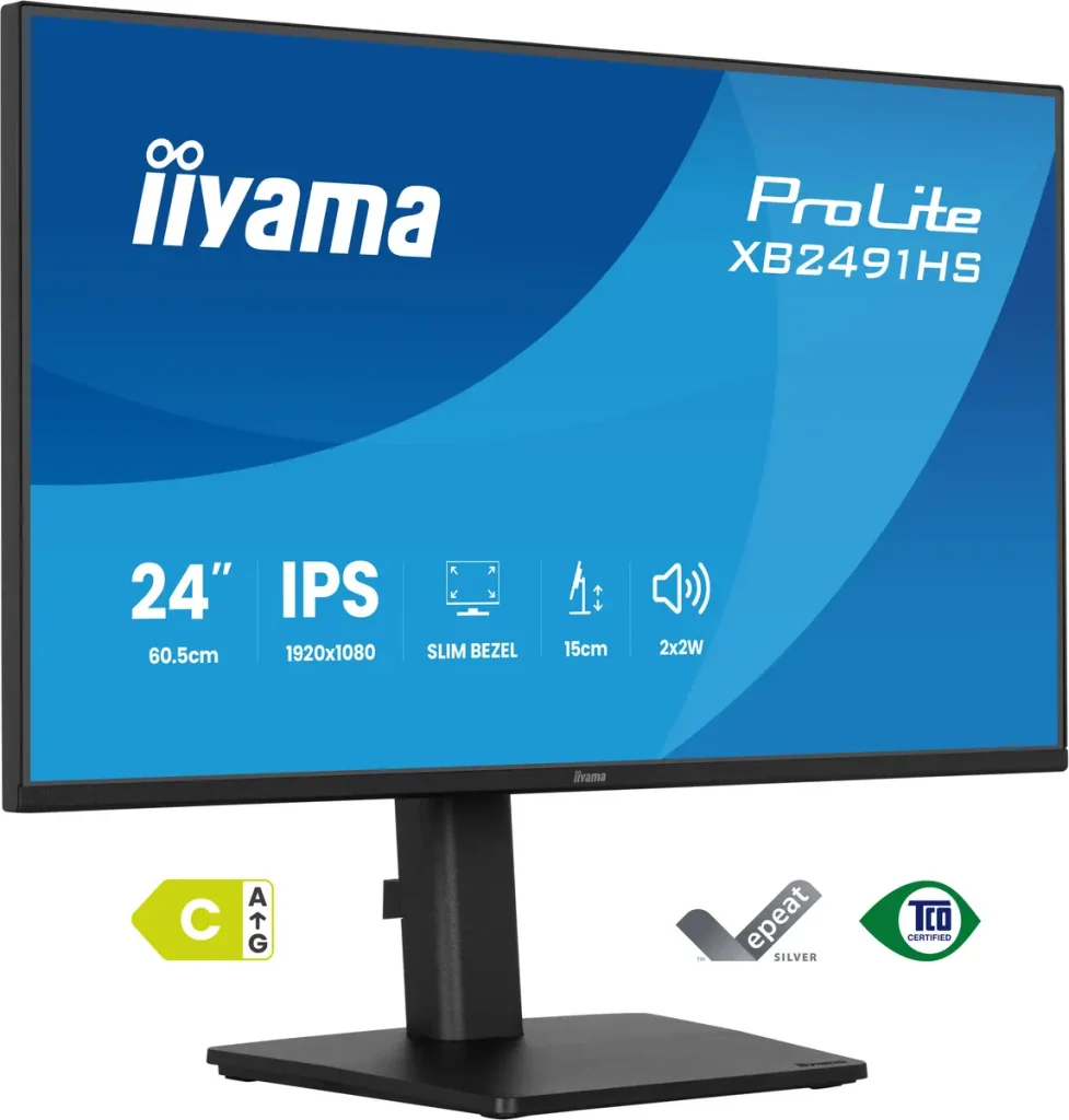 24" Iiyama ProLite XB2491HS-B1 FHD/DP/HDMI/IPS