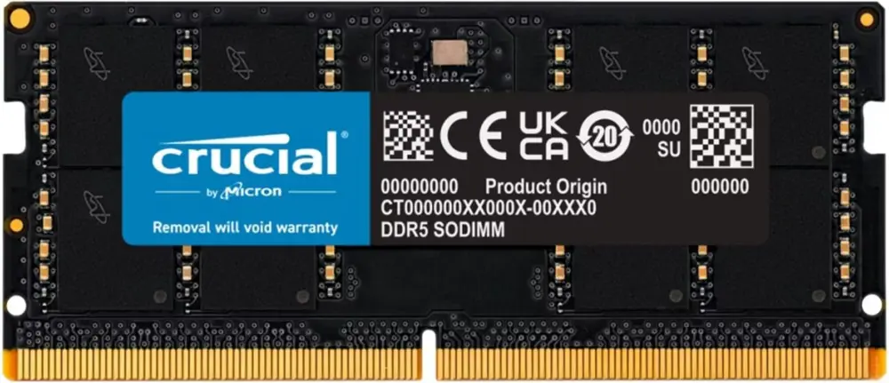 SODIMM 32GB DDR5/5600 CL46 Crucial Tray