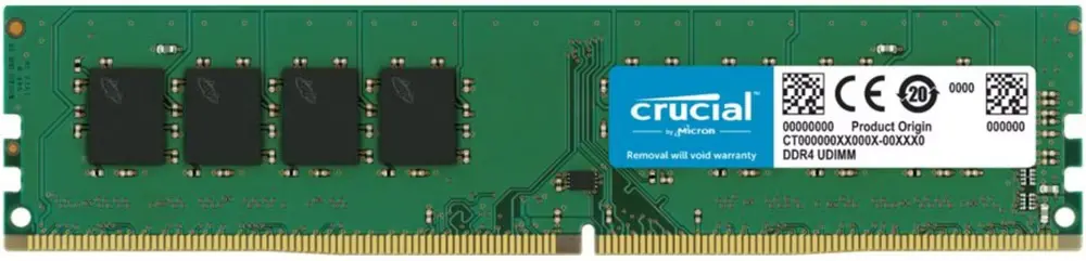 32GB DDR4/3200 CL22 Crucial Tray