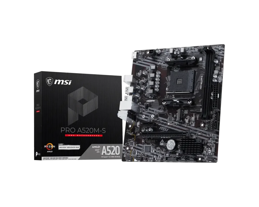 MSI AM4 A520M-S - DDR4/M.2/HDMI/µATX