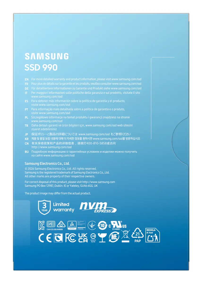 1TB M.2 PCIe NVMe Samsung 990 TLC/7150/6450 - Afbeelding 6