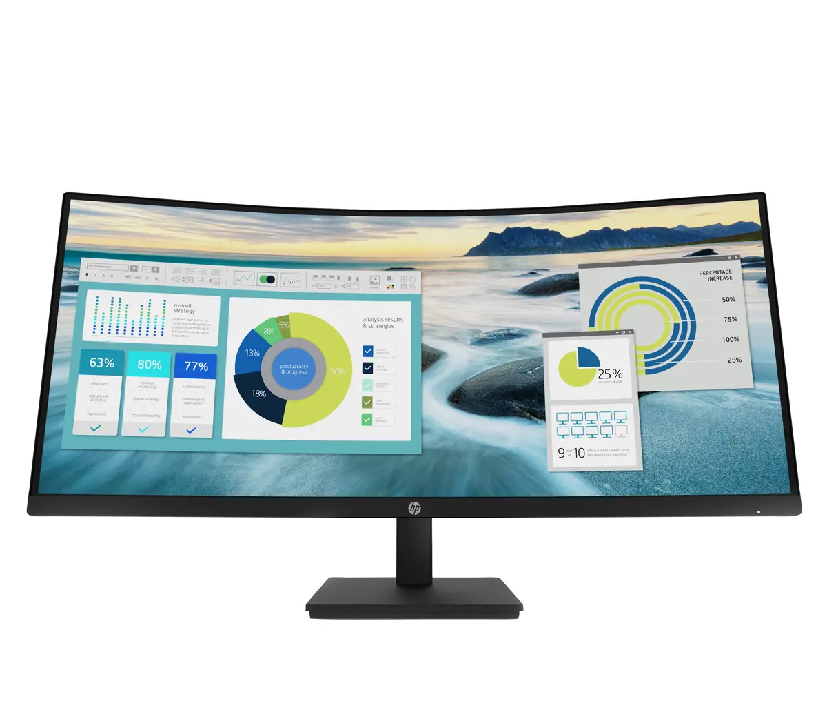 34" HP P34hc G4 Curved/WQHD/DP/HDMI/4xUSB/Speaker/VA