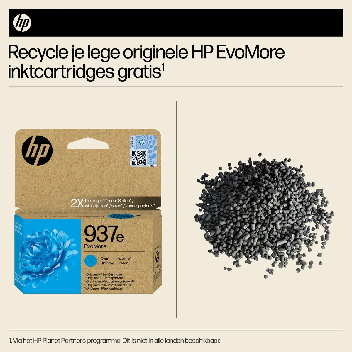 HP No.937e Cyaan EvoMore 1.650 pagina`s (Origineel) - Afbeelding 3