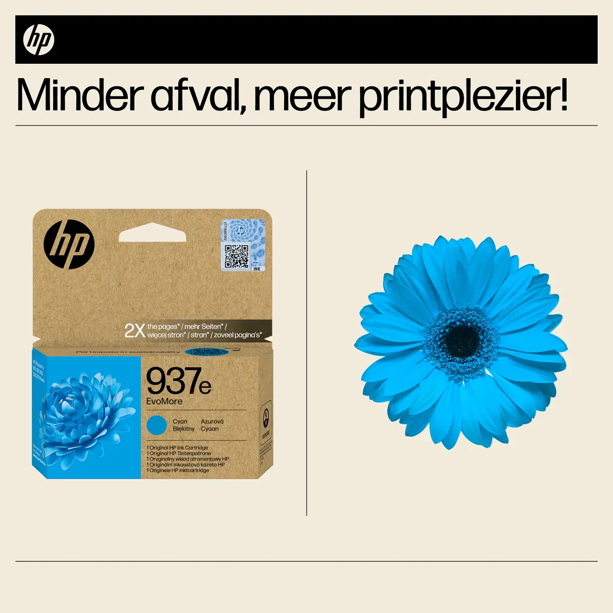 HP No.937e Cyaan EvoMore 1.650 pagina`s (Origineel) - Afbeelding 5