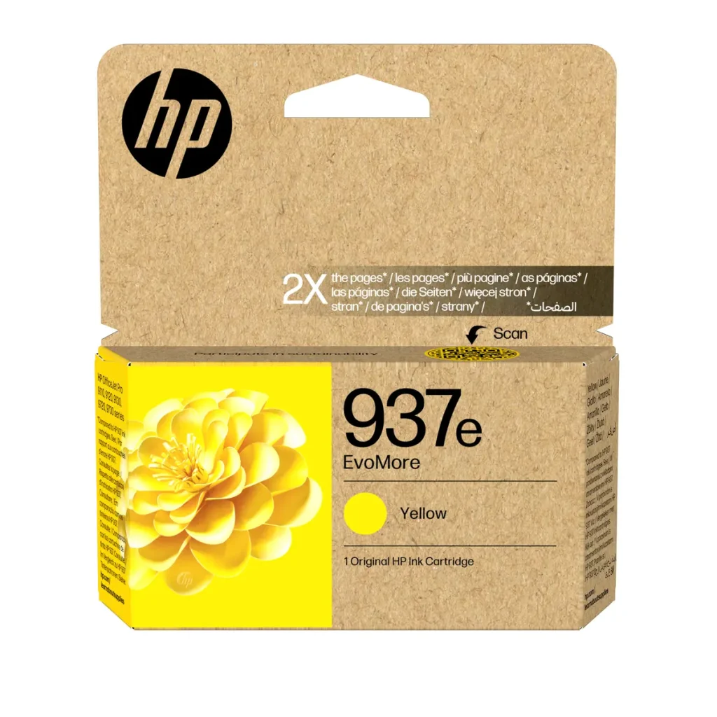 HP No.937e Geel EvoMore 1.650 pagina`s (Origineel)