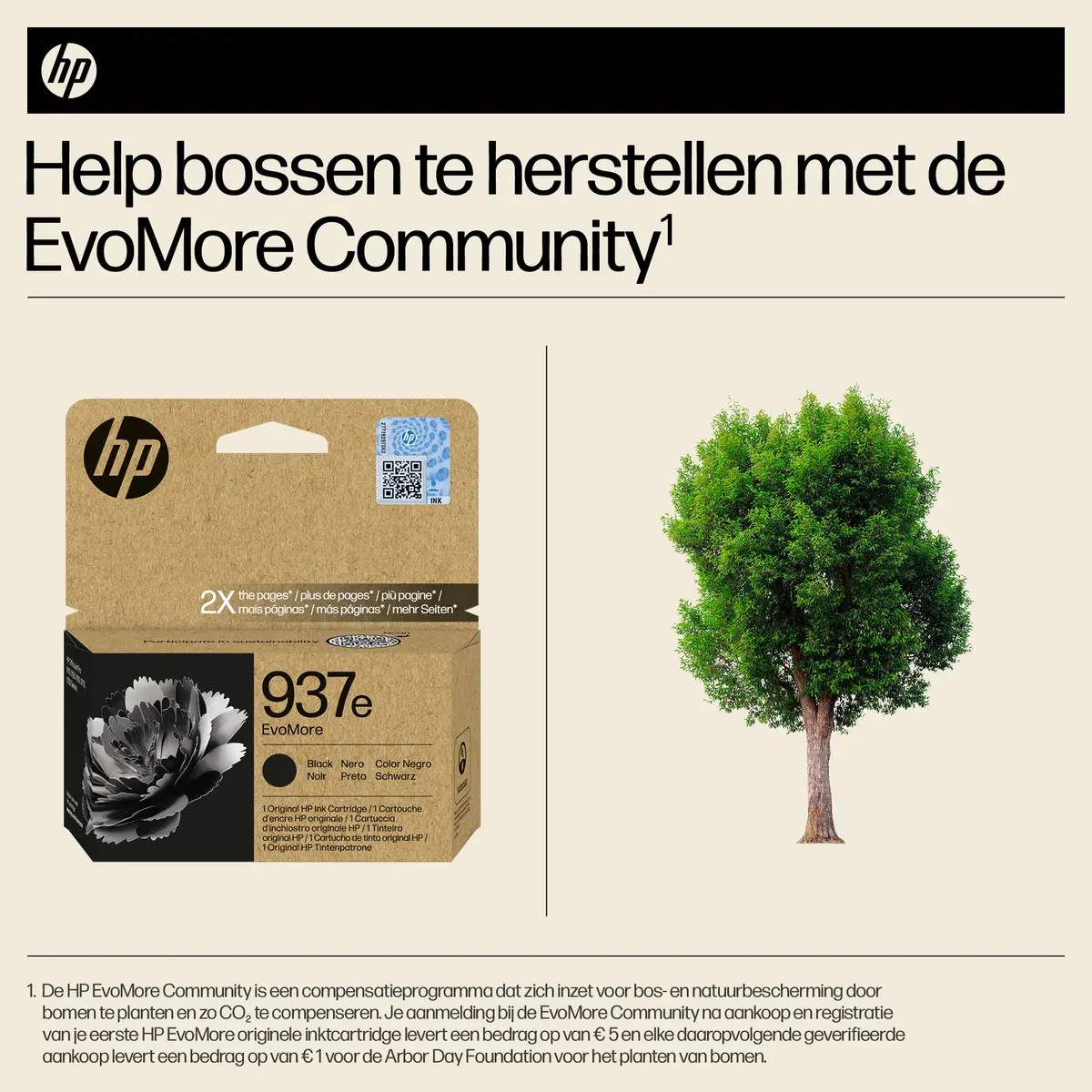 HP No.937e Zwart EvoMore 2.500 pagina`s (Origineel) - Afbeelding 2
