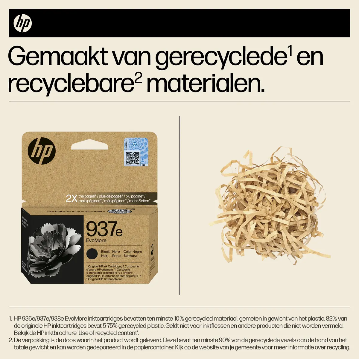 HP No.937e Zwart EvoMore 2.500 pagina`s (Origineel) - Afbeelding 4