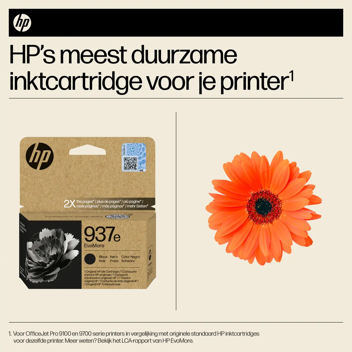 HP No.937e Zwart EvoMore 2.500 pagina`s (Origineel) - Afbeelding 5