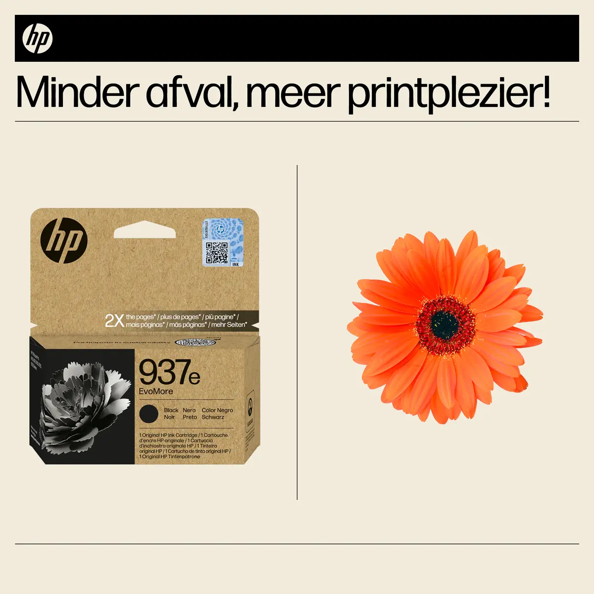 HP No.937e Zwart EvoMore 2.500 pagina`s (Origineel) - Afbeelding 6