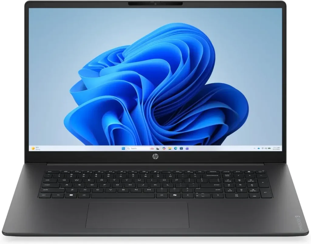 HP 17,3" R5-40/16GB/512GB/FHD IPS/W11 Zwart