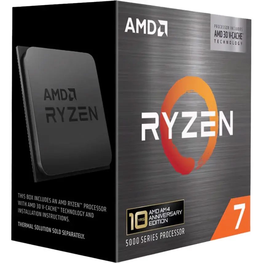 AM4 AMD Ryzen 7 5800X3D 105W/C8T16/4.5GHz/BOX-no Cooler