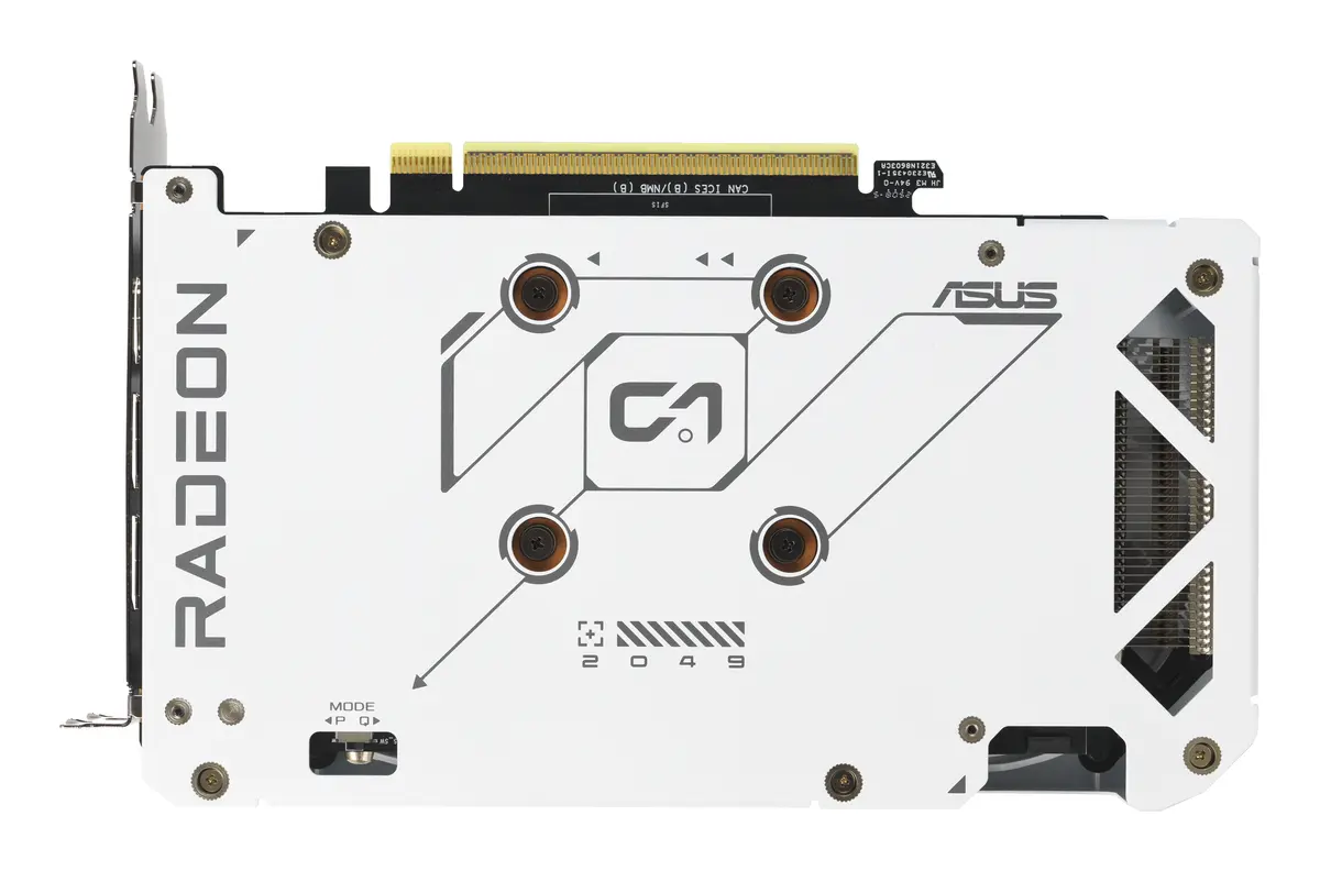 9060XT ASUS DUAL RX 16GB/2xDP/HDMI/2,5slot -Wit - Afbeelding 7