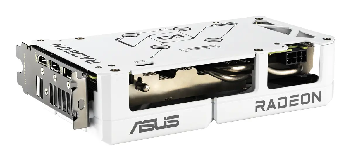 9060XT ASUS DUAL RX 16GB/2xDP/HDMI/2,5slot -Wit - Afbeelding 8