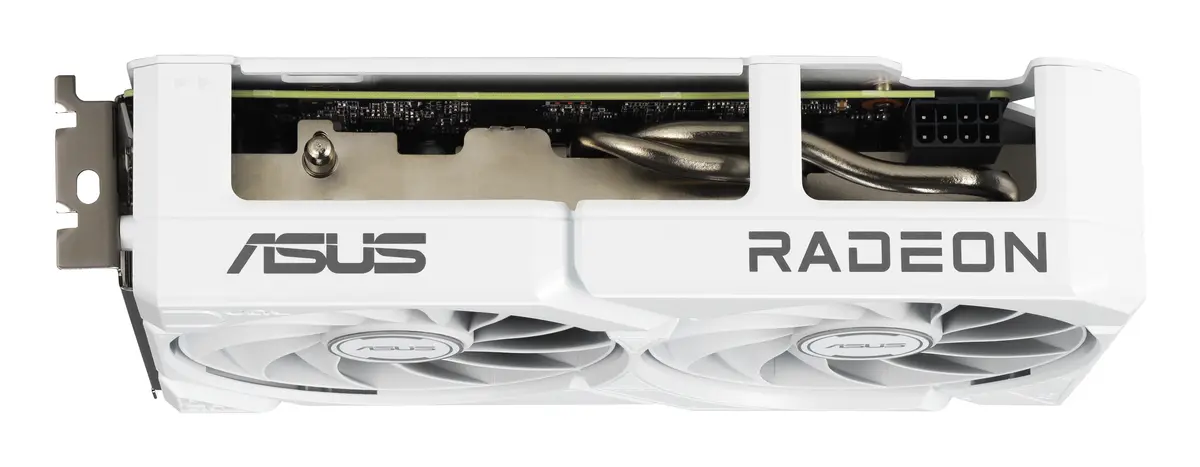 9060XT ASUS DUAL RX 16GB/2xDP/HDMI/2,5slot -Wit - Afbeelding 9