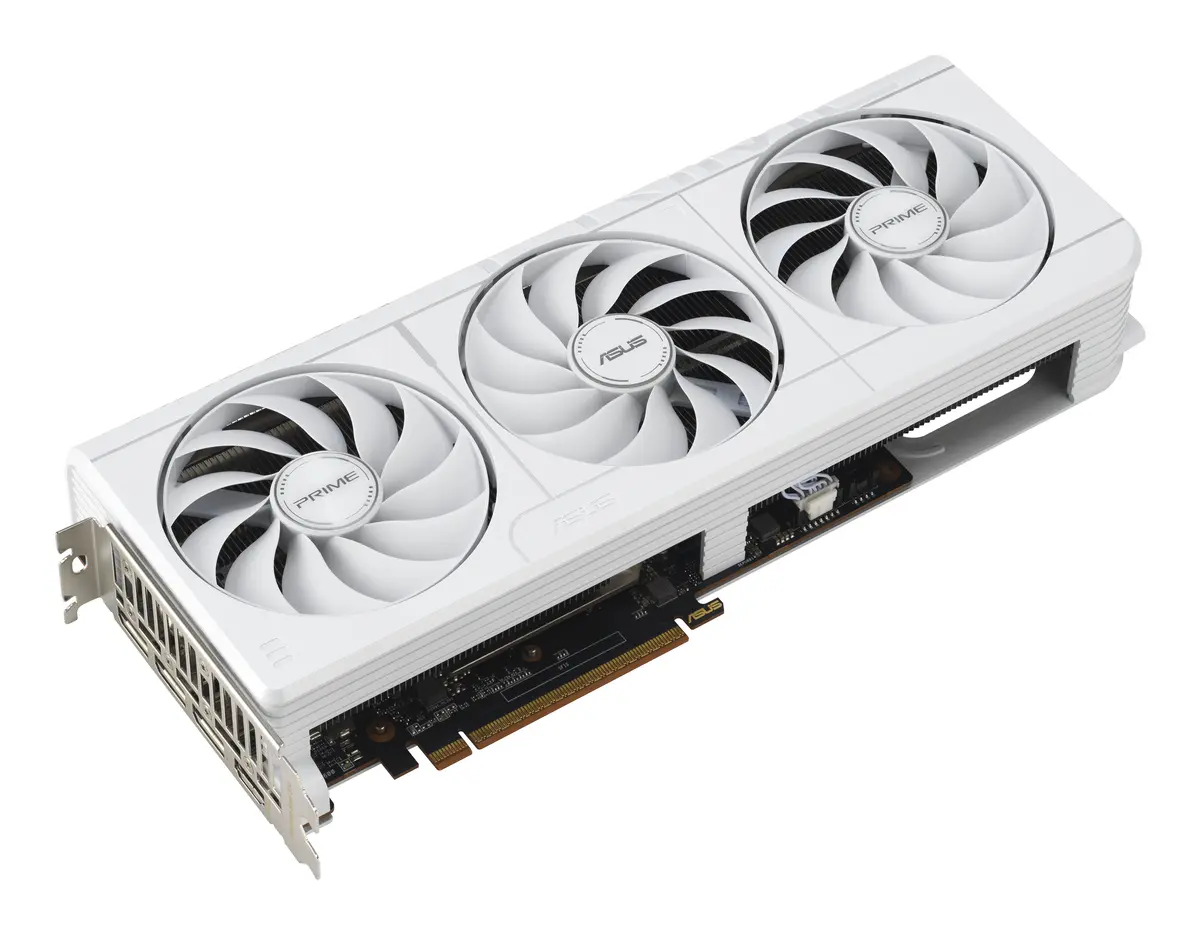 9070XT ASUS PRIME RX OC 16GB/3xDP/HDMI/2,5slot -Wit - Afbeelding 4